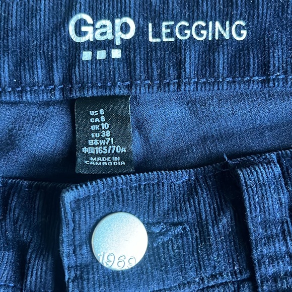 Gap navy blue corduroy pants - Picture 3 of 3